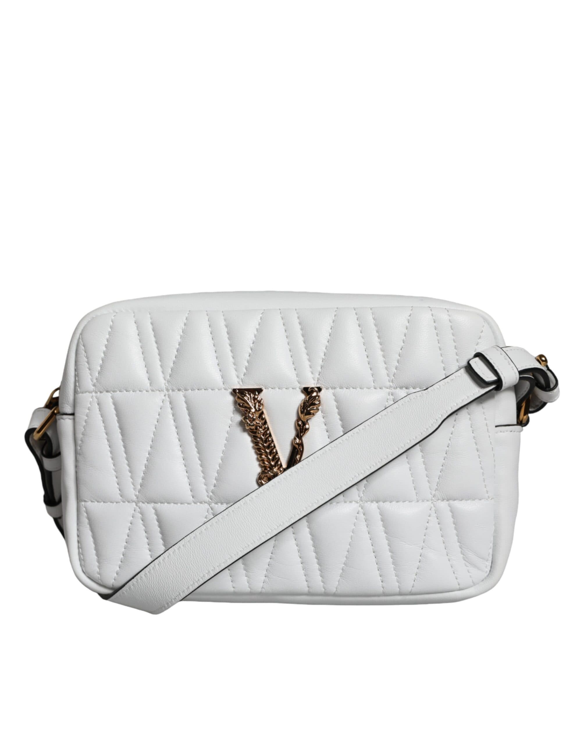 Quilted Nappa Leather Crossbody Shoulder Bag