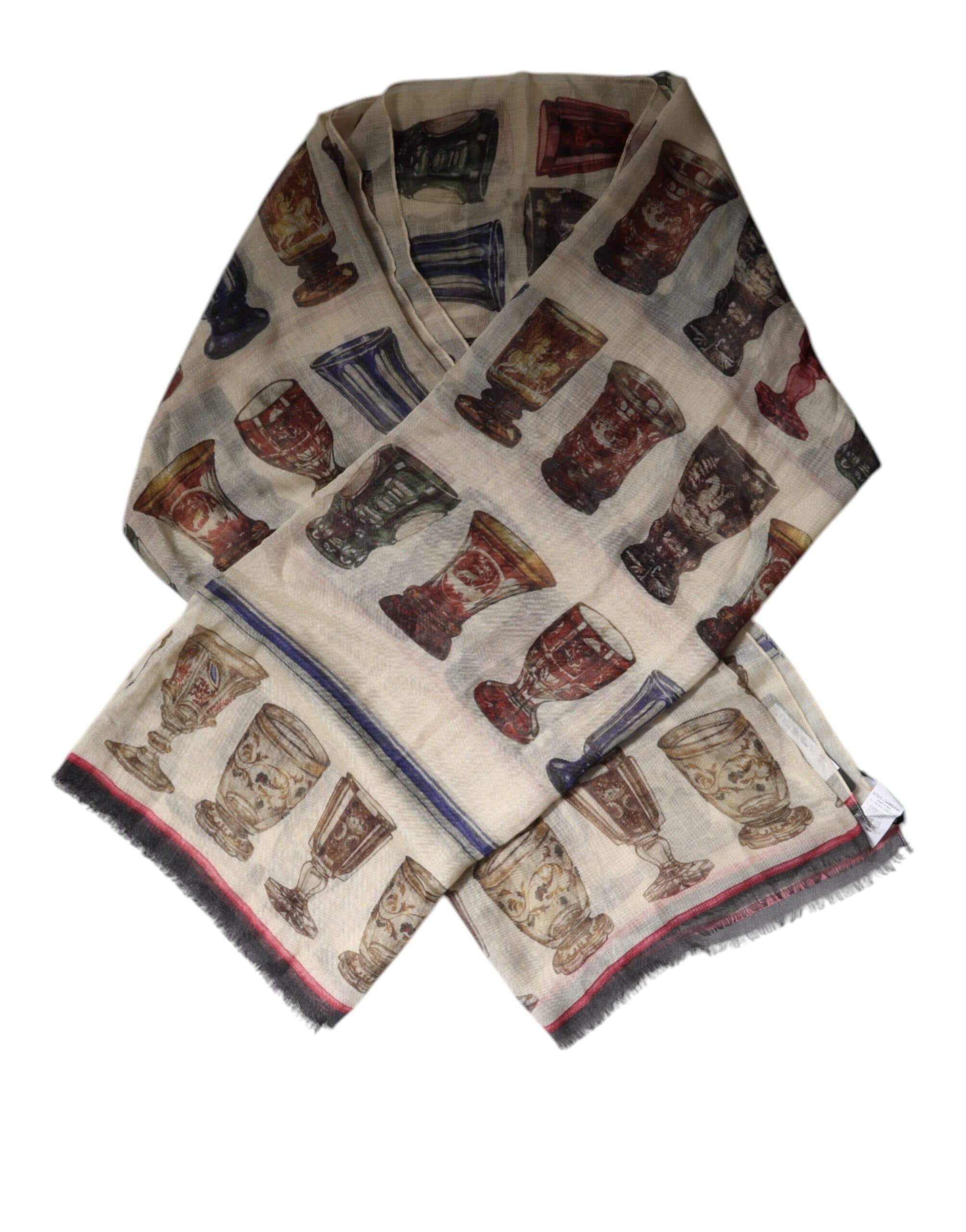 Glass Cashmere Foulard Scarf