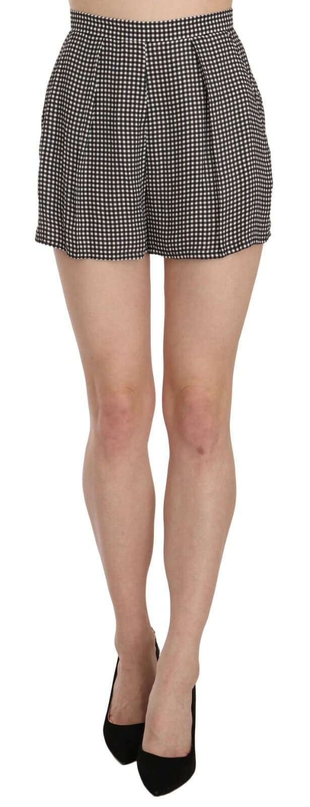 Checkered Stretch Skirt
