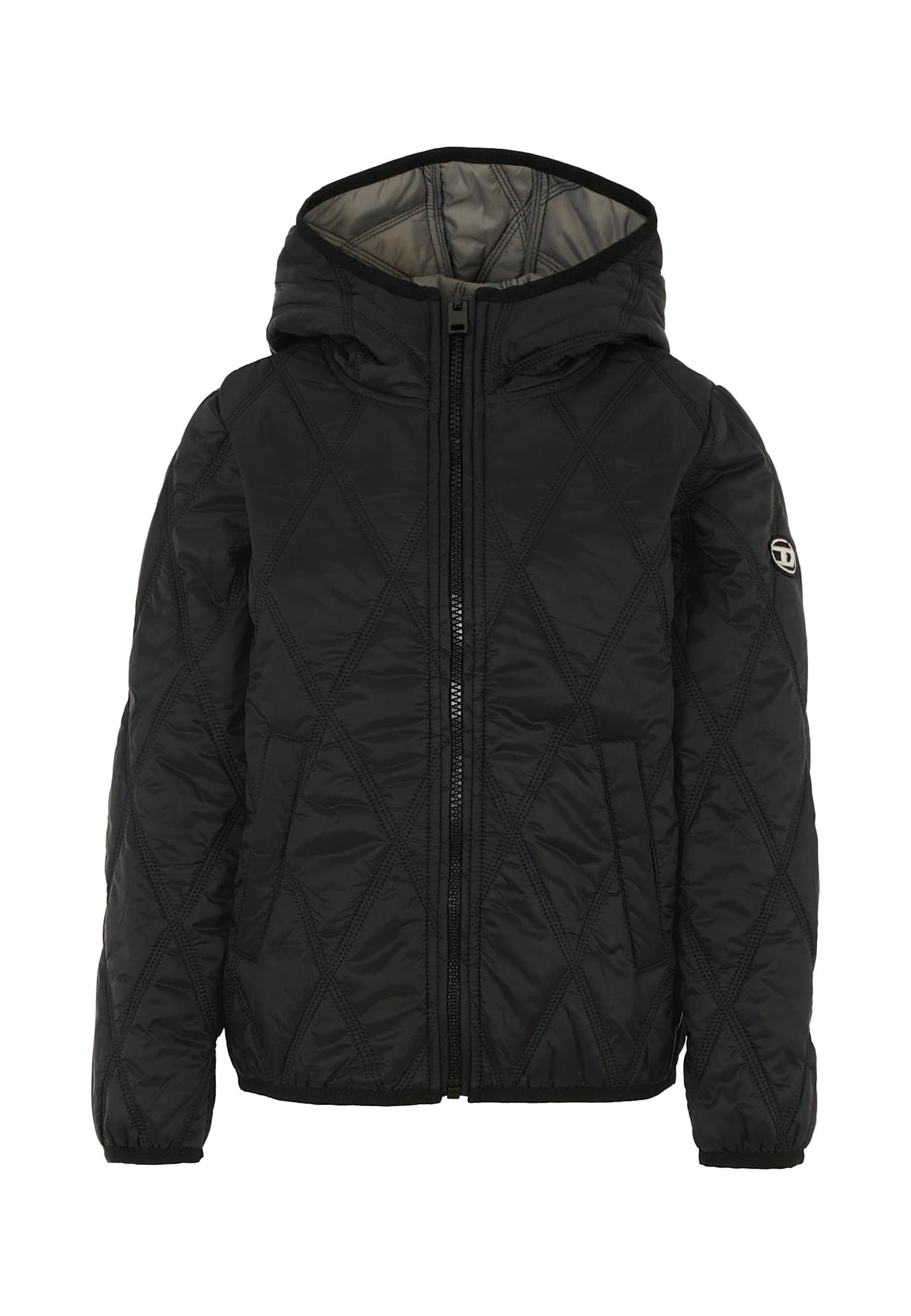 Down Jacket For Boy With Logo