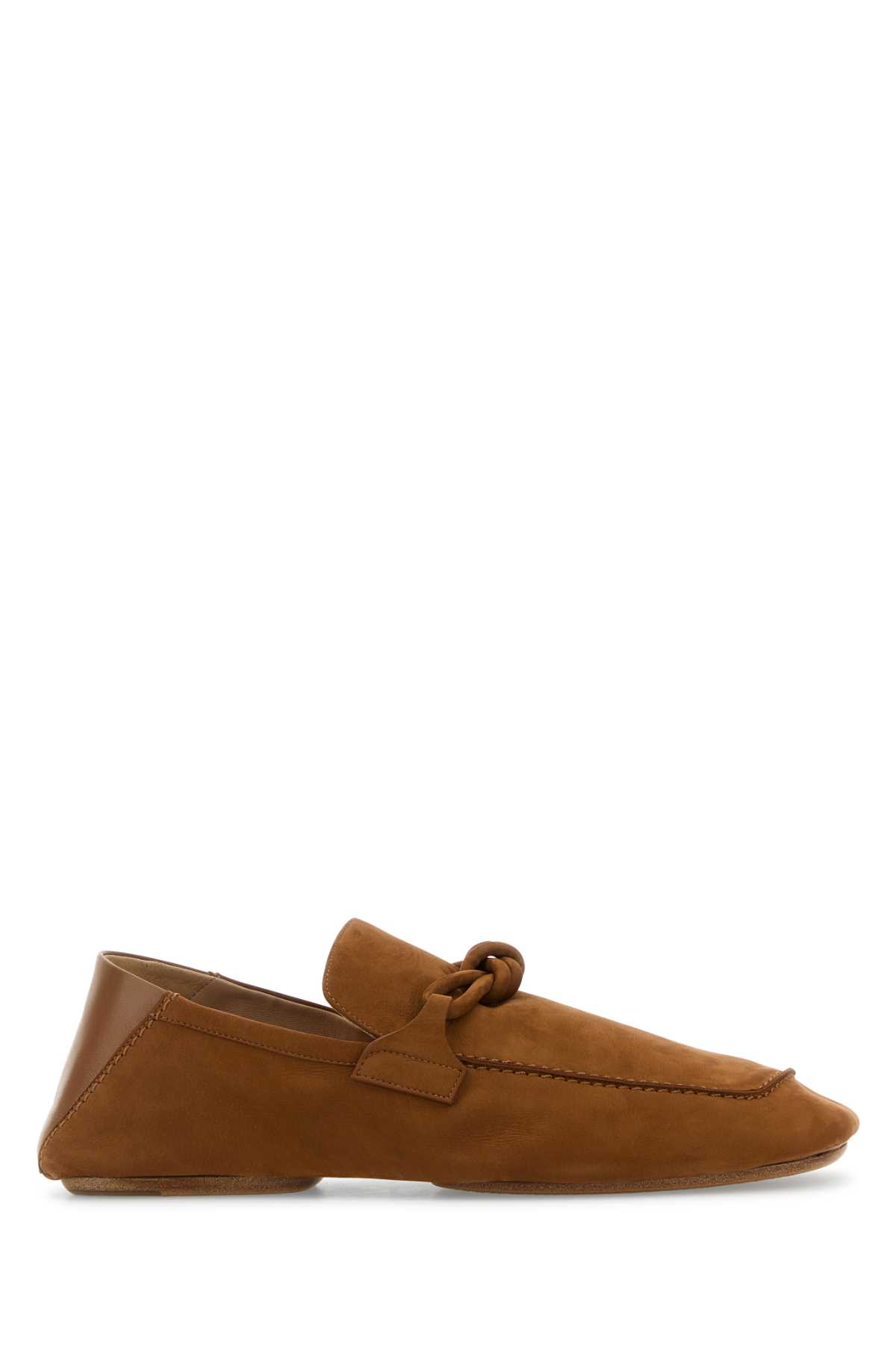 Camel Suede Daddy Loafers