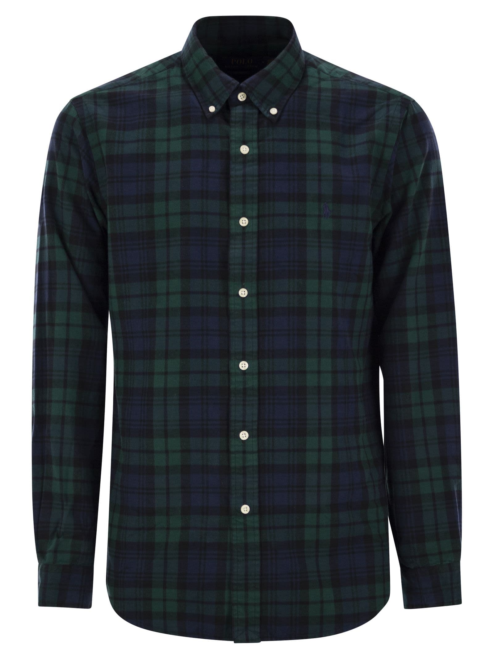 Custom-fit Brushed Oxford Shirt