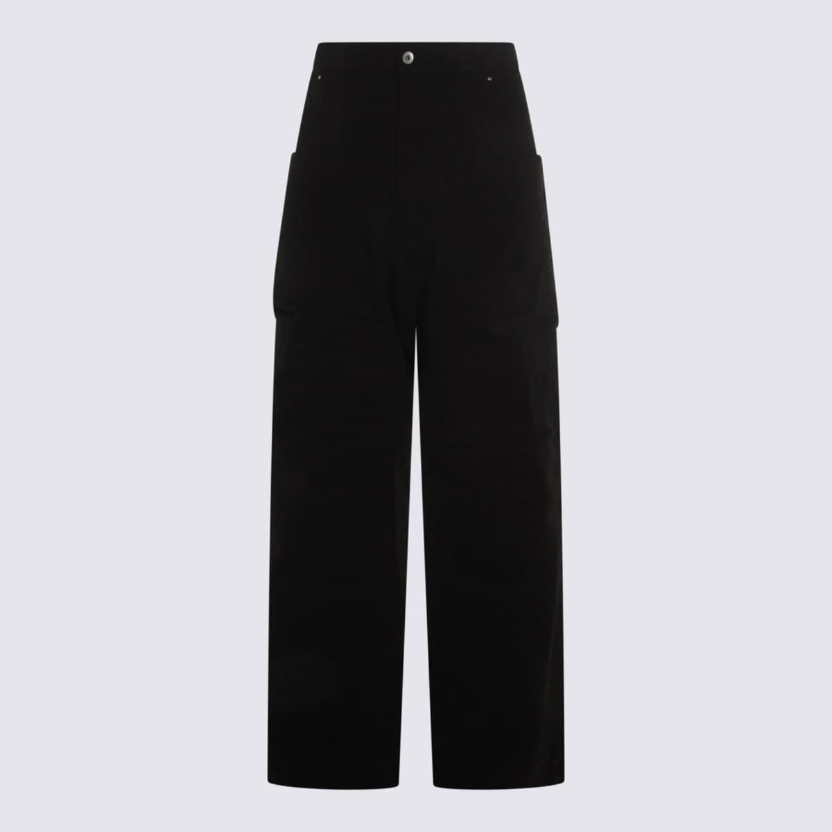 Black Cotton Stefan Cargo Pants