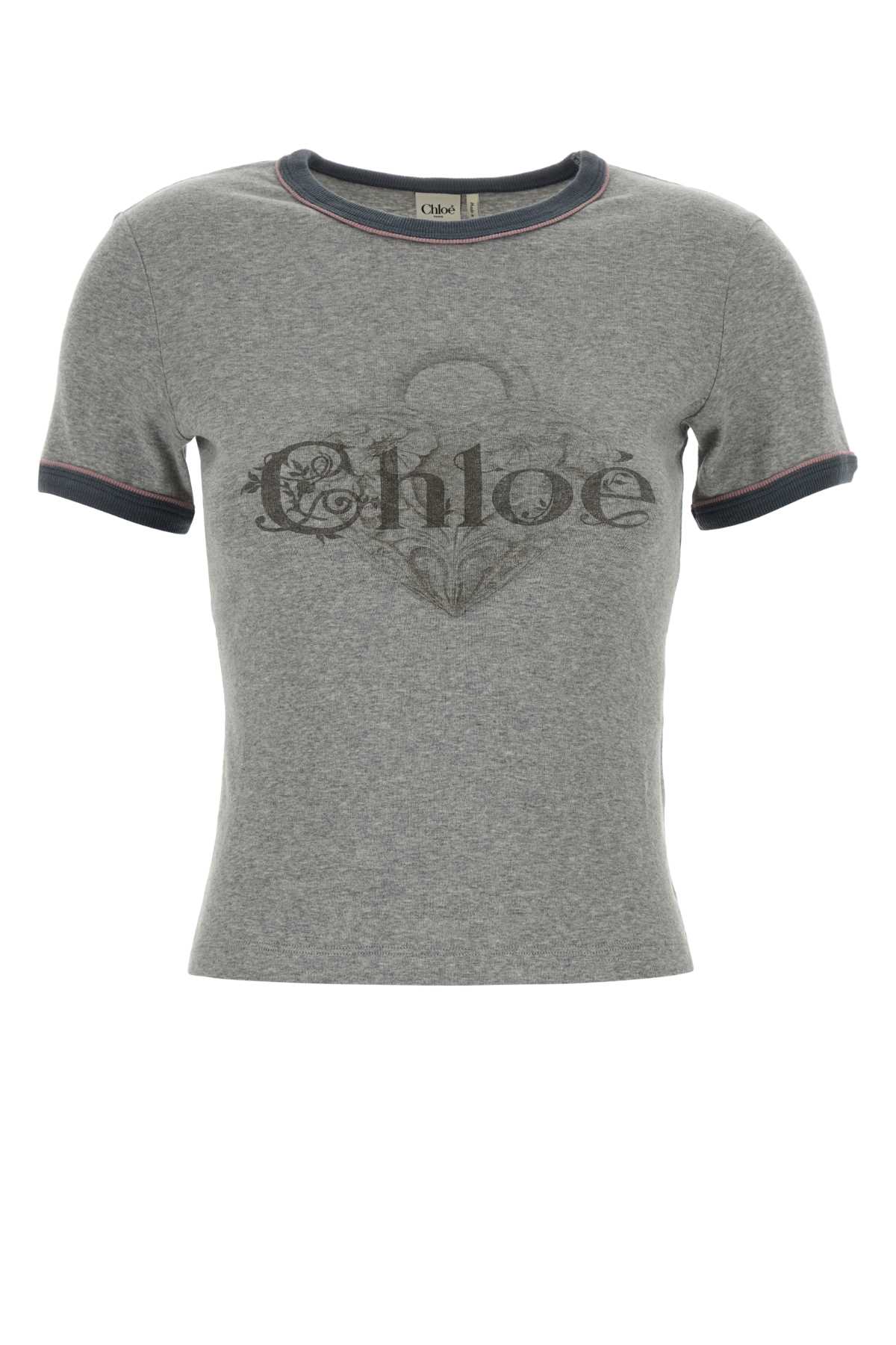 Grey Cotton T-shirt