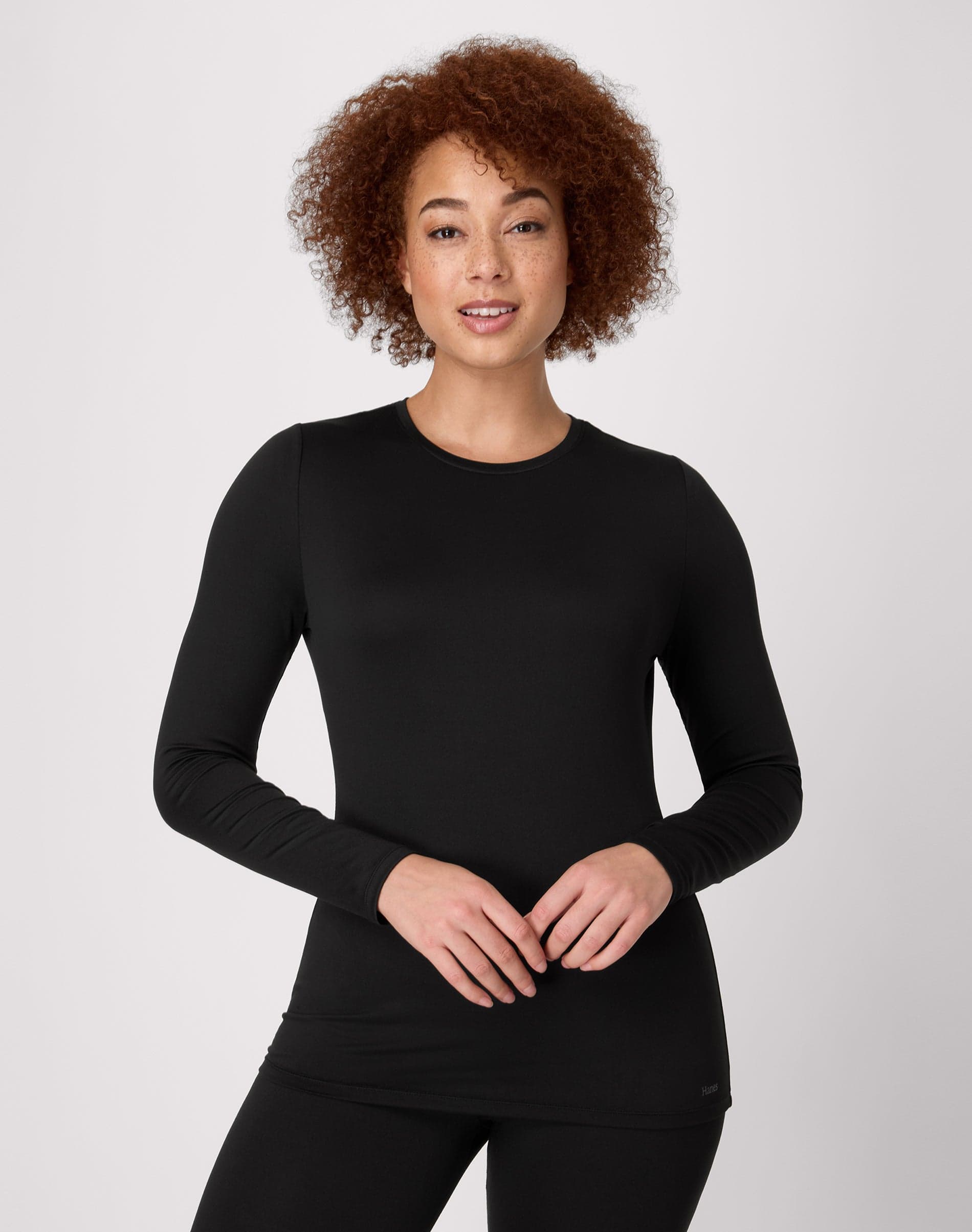 Long-Sleeve Baselayer Tee, Crewneck