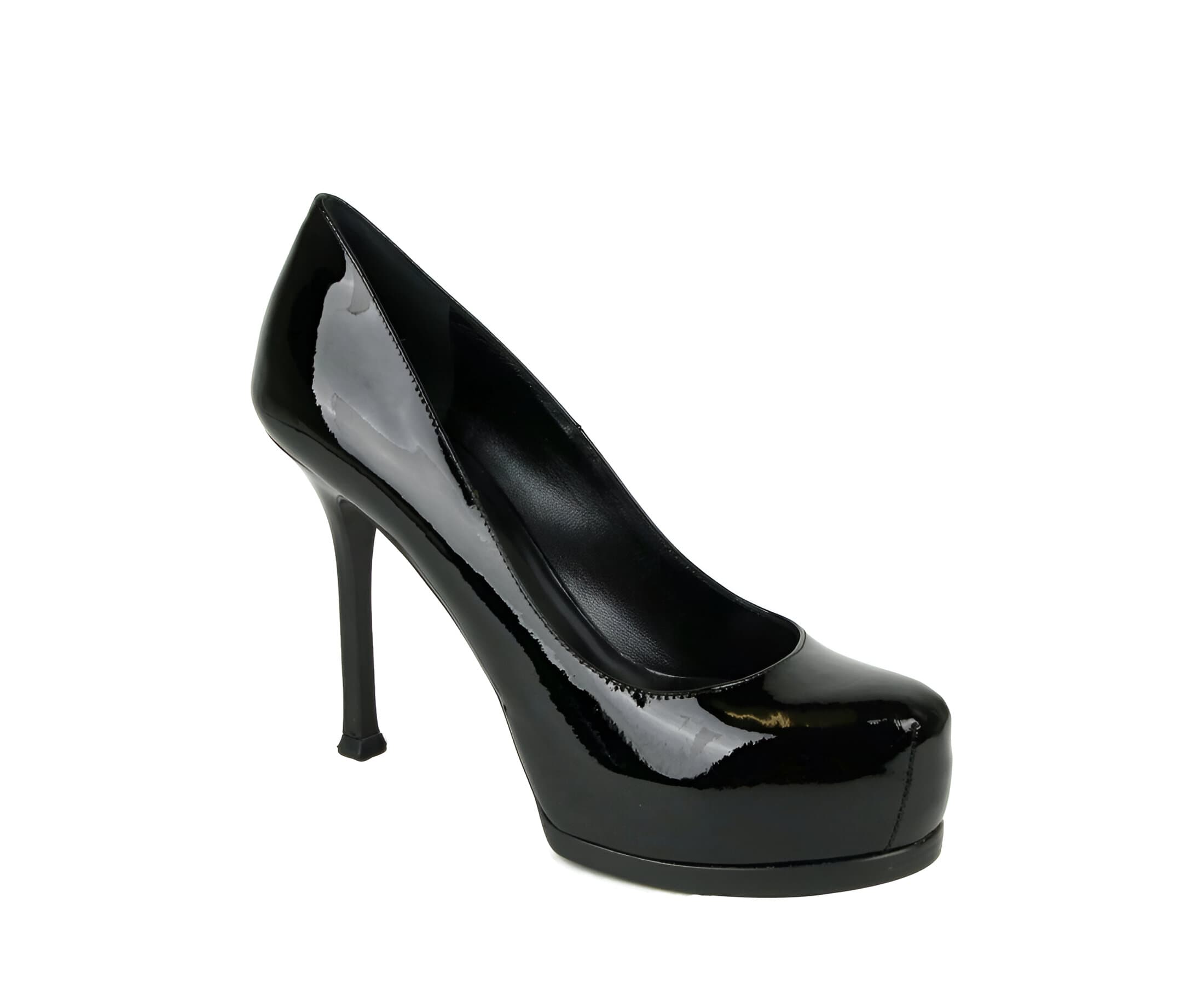 Black Patent Leather Tribtoo 80 Platform Pump