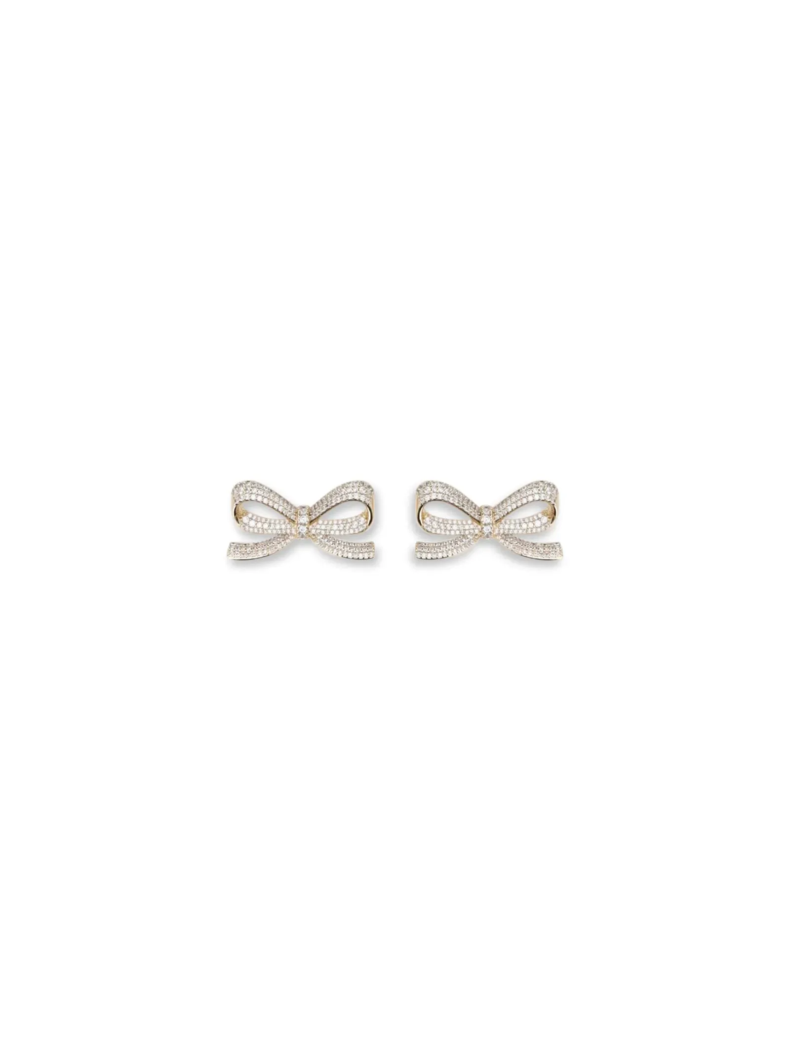 Crystal Bow Earrings