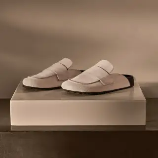 Suede Slip On Loafer